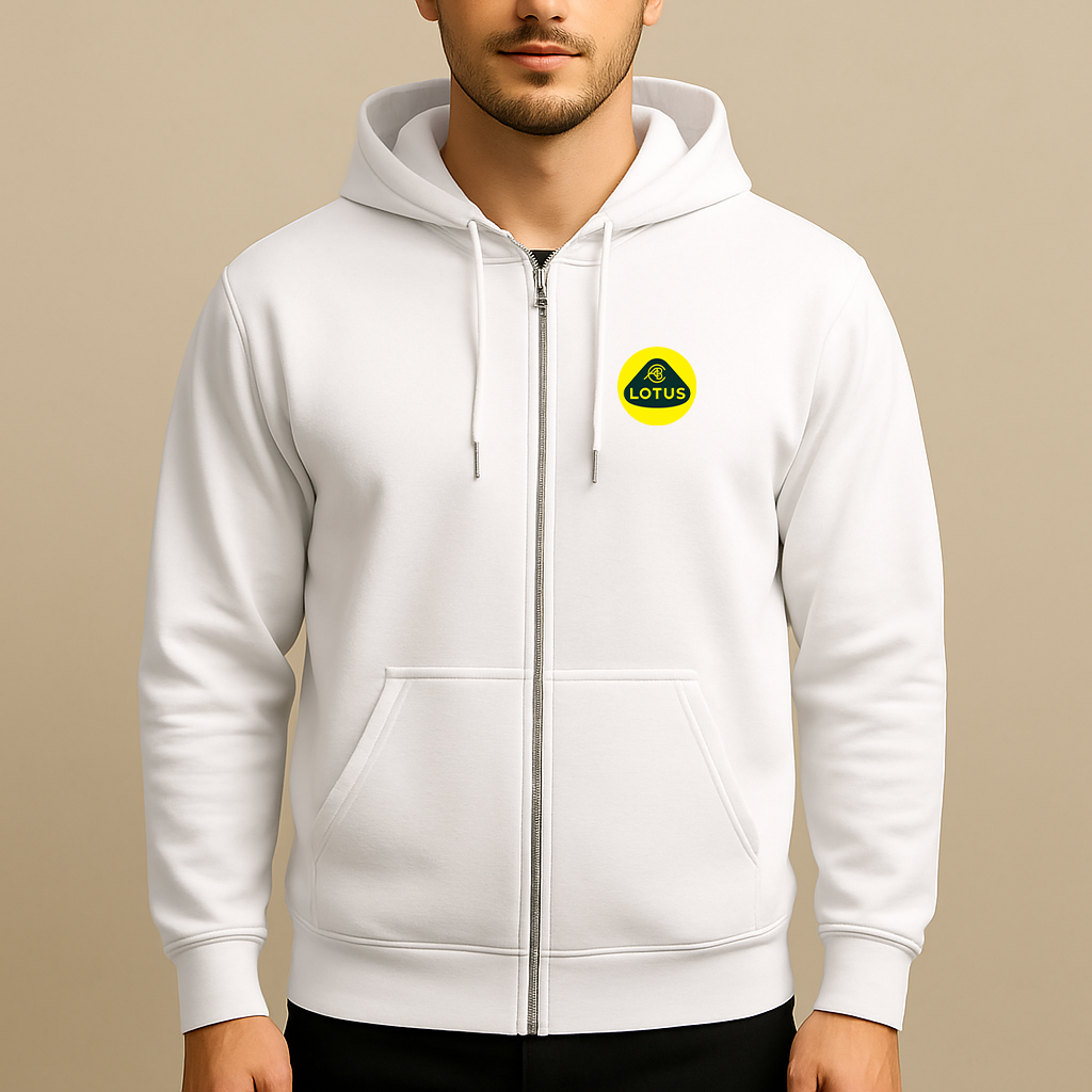 Men’s Lotus Car Zipper Hoodie